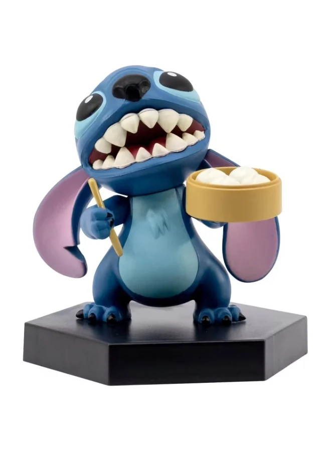 ديزني Lilo & Stitch Fun Series 2 with Window Box - Xiao Long Bao Stitch | Collectible Figure | Stitch Figurine | Display Figure | Perfect Gift for Collectors and Kids